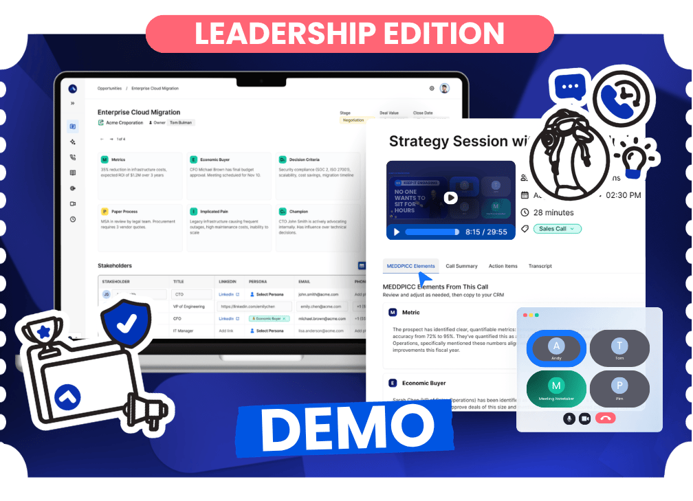 MEDDICC LIVE webpage (8)