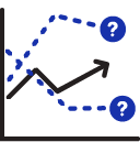 Forecast accuracy icon