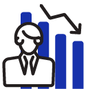 Sales rep productivity icon